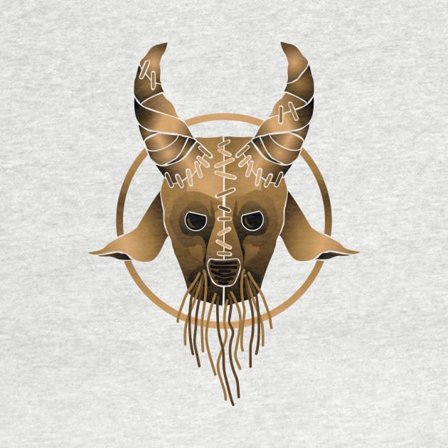 Scarecrow mask Goat by DappyStitch